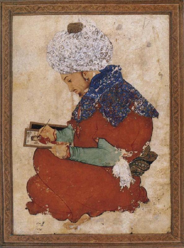 Muslim artist An idealized portrait of Bihzad China oil painting art